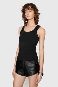 Rebecca Minkoff Holly Studded Tank Top - 2 Colors