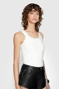 Rebecca Minkoff Holly Studded Tank Top - 2 Colors