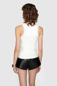 Rebecca Minkoff Holly Studded Tank Top - 2 Colors