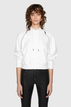 Load image into Gallery viewer, Rebecca Minkoff Dani Zipper Hoodie - White