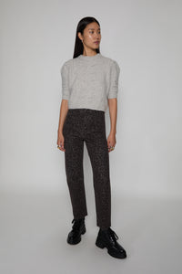 Rebecca Minkoff Ezra Printed Denim - Grey Leopard