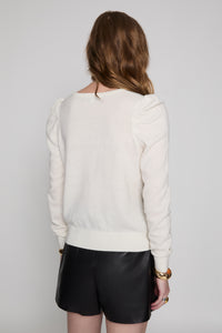 Rebecca Minkoff Janine Sweater - Winter White