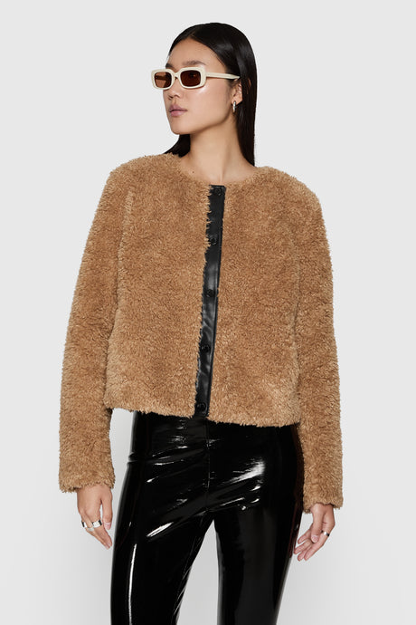 Rebecca Minkoff Wyatt Faux Fur - Oat