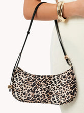 Load image into Gallery viewer, Billini Rosabelle Shoulder Bag - Leopard Satin