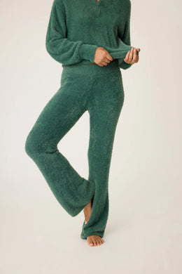 P.J. Salvage Campfire Cozy Feather Knit Lounge Pant - Sage Leaf