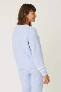 P.J. Salvage Après All Day Snuggle Sweater - Blue Whisper