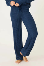 Load image into Gallery viewer, P.J. Salvage Chenille Cozy Cable Lounge Pant - Midnight