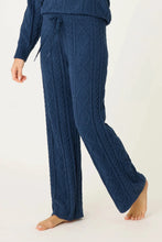 Load image into Gallery viewer, P.J. Salvage Chenille Cozy Cable Lounge Pant - Midnight