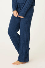 Load image into Gallery viewer, P.J. Salvage Chenille Cozy Cable Lounge Pant - Midnight