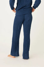 Load image into Gallery viewer, P.J. Salvage Chenille Cozy Cable Lounge Pant - Midnight