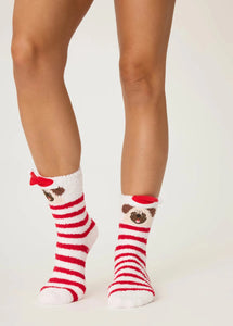 P.J. Salvage Holiday Pug Fun Socks