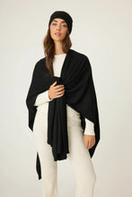 Load image into Gallery viewer, P.J. Salvage Jet Set Luxe Rib Wrap - Black