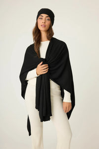 P.J. Salvage Jet Set Luxe Rib Wrap - Black