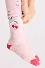 Load image into Gallery viewer, P.J. Salvage Life Is Sweet Cherry Fun Socks