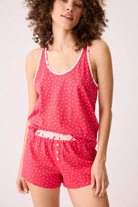 P.J. Salvage Ruby Red Hearts PJ Set