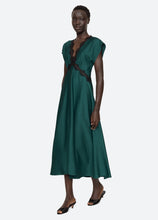 Load image into Gallery viewer, Sea Noa Satin V-Neck Maxi Dress - 2 Colors