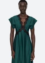 Load image into Gallery viewer, Sea Noa Satin V-Neck Maxi Dress - 2 Colors