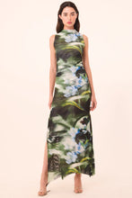 Load image into Gallery viewer, Misa Athena Dress - Blurred Casablanca Lily Mesh