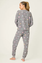Load image into Gallery viewer, P.J. Salvage Ski Jammie Classics Mountain Dreams Print PJ Set - Charcoal