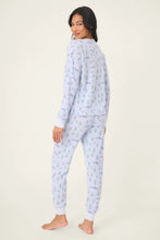 Load image into Gallery viewer, P.J. Salvage Ski Jammie Classics Mountain Dreams Print PJ Set - Periwinkle