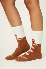 Load image into Gallery viewer, P.J. Salvage Cozy Crew Holiday Socks with Grippers - 4 Colors