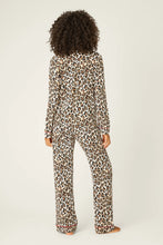 Load image into Gallery viewer, CHG P.J. Salvage Holiday Dreams Leopard Print Pants Set - Natural