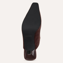 Load image into Gallery viewer, Yosi Samra Ryder Heel - Chocolate Suede