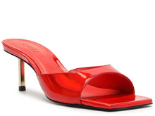 Load image into Gallery viewer, SCHUTZ Dethalia Metallic Leather Sandal - Red Berry