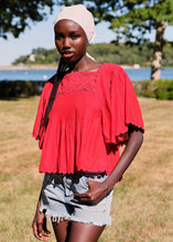 Load image into Gallery viewer, Saylor Eula Top - Tango Red