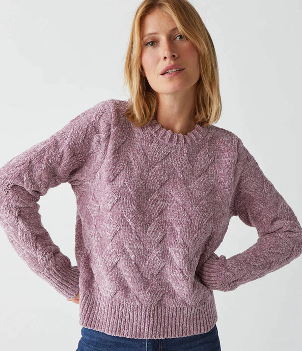 Michael Stars Eden Pullover Sweater - Amethyst