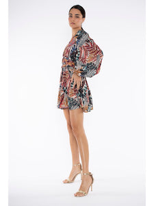 Taj by Sabrina Thora Dress - Color Foliage