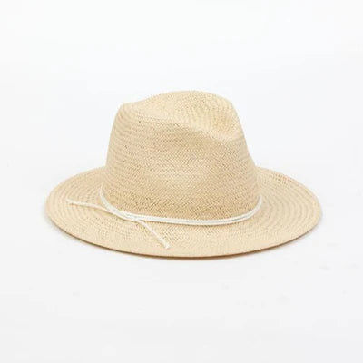 Hat Attack Classic Travel Hat - Natural/White