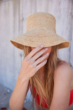Load image into Gallery viewer, Hat Attack Chic Crochet Bucket - Natural