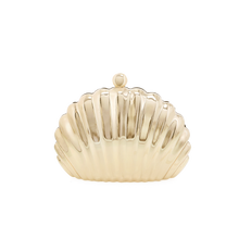 Load image into Gallery viewer, Billini Shell Clutch Bag - Gold