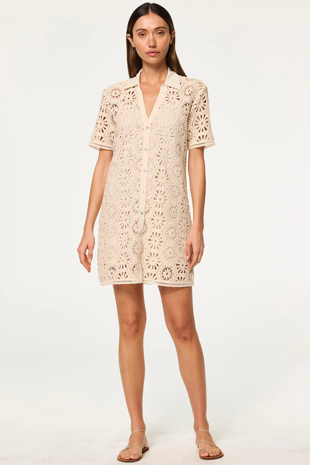Misa Carmel Dress - Cotton Crochet