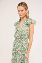 Load image into Gallery viewer, Misa Mariposa Dress - Azure Flora