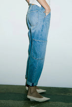 Load image into Gallery viewer, Pistola Sonny High Rise Barrel Jean - Coastal Fade