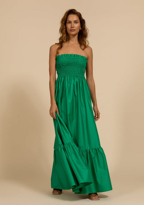 Kasia Cosmos Strapless Smocked Maxi Dress - 2 Colors