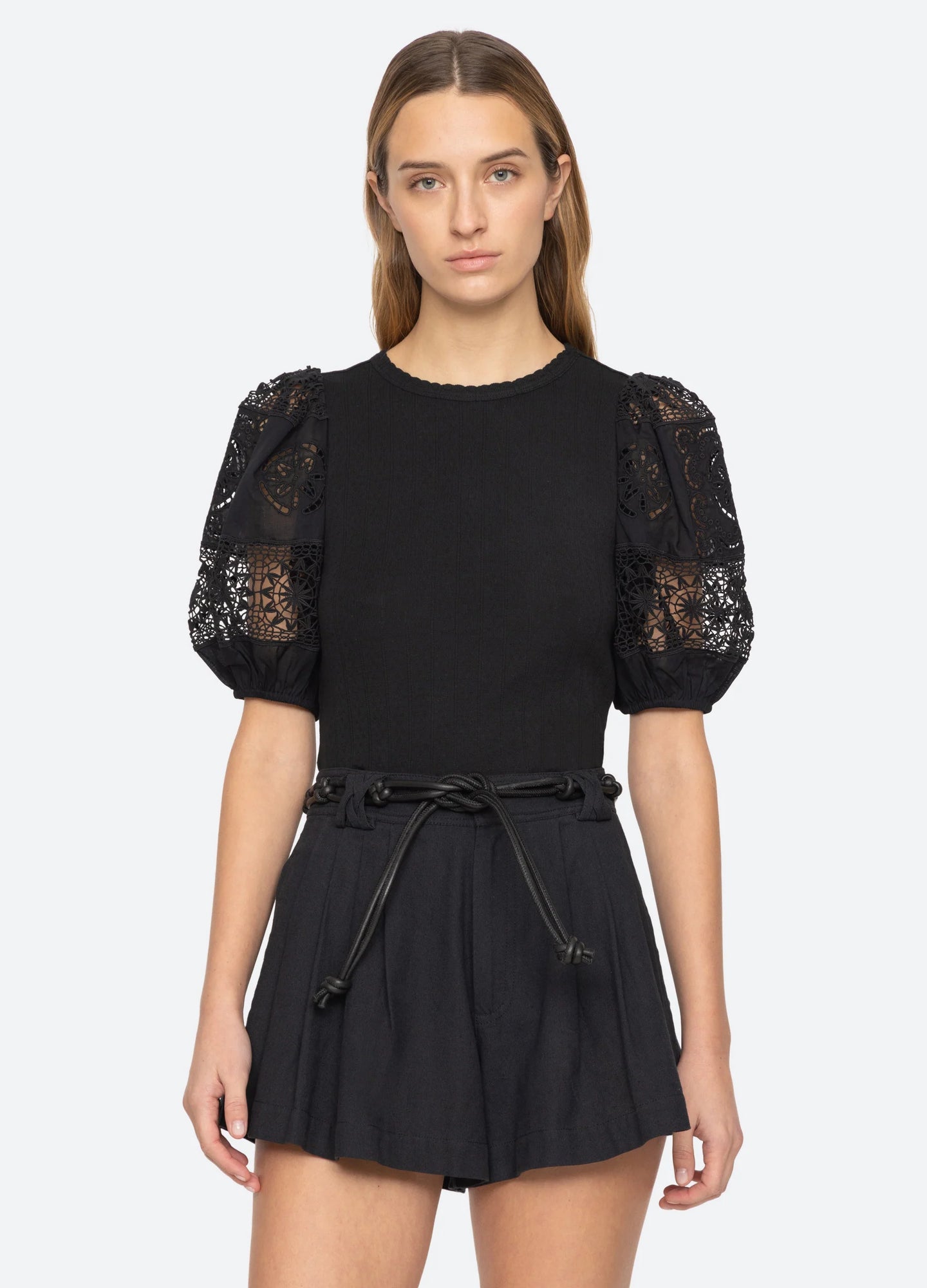 Sea Dahlia Top - Black