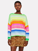 Load image into Gallery viewer, Brodie Doris Stripe Crew - Neon Stripes