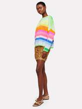 Load image into Gallery viewer, Brodie Doris Stripe Crew - Neon Stripes