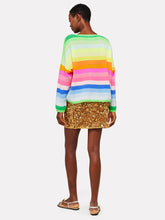 Load image into Gallery viewer, Brodie Doris Stripe Crew - Neon Stripes
