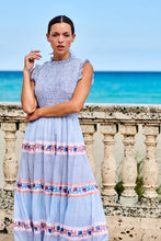 Load image into Gallery viewer, OLIPHANT Sleeveless Smocked Maxi - Jungi Peach