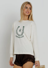 Load image into Gallery viewer, Sunny Somewhere Just My Luck Long Sleeve - Off White