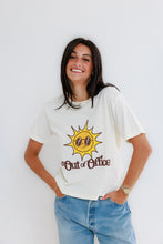 Load image into Gallery viewer, Sunny Somewhere Out Of Office Everyday Tee - Off White