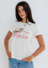 Load image into Gallery viewer, Sunny Somewhere Not My First Rodeo Femme Crew - Off White