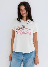 Load image into Gallery viewer, Sunny Somewhere Not My First Rodeo Femme Crew - Off White