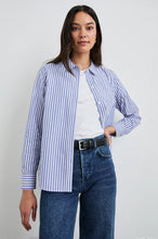 Load image into Gallery viewer, Rails Stina Shirt - Mariner White Stripe