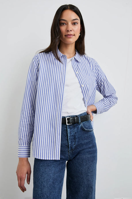 Rails Stina Shirt - Mariner White Stripe