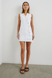 Rails Strand Dress - Salt White